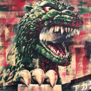 Classic Godzilla Painting